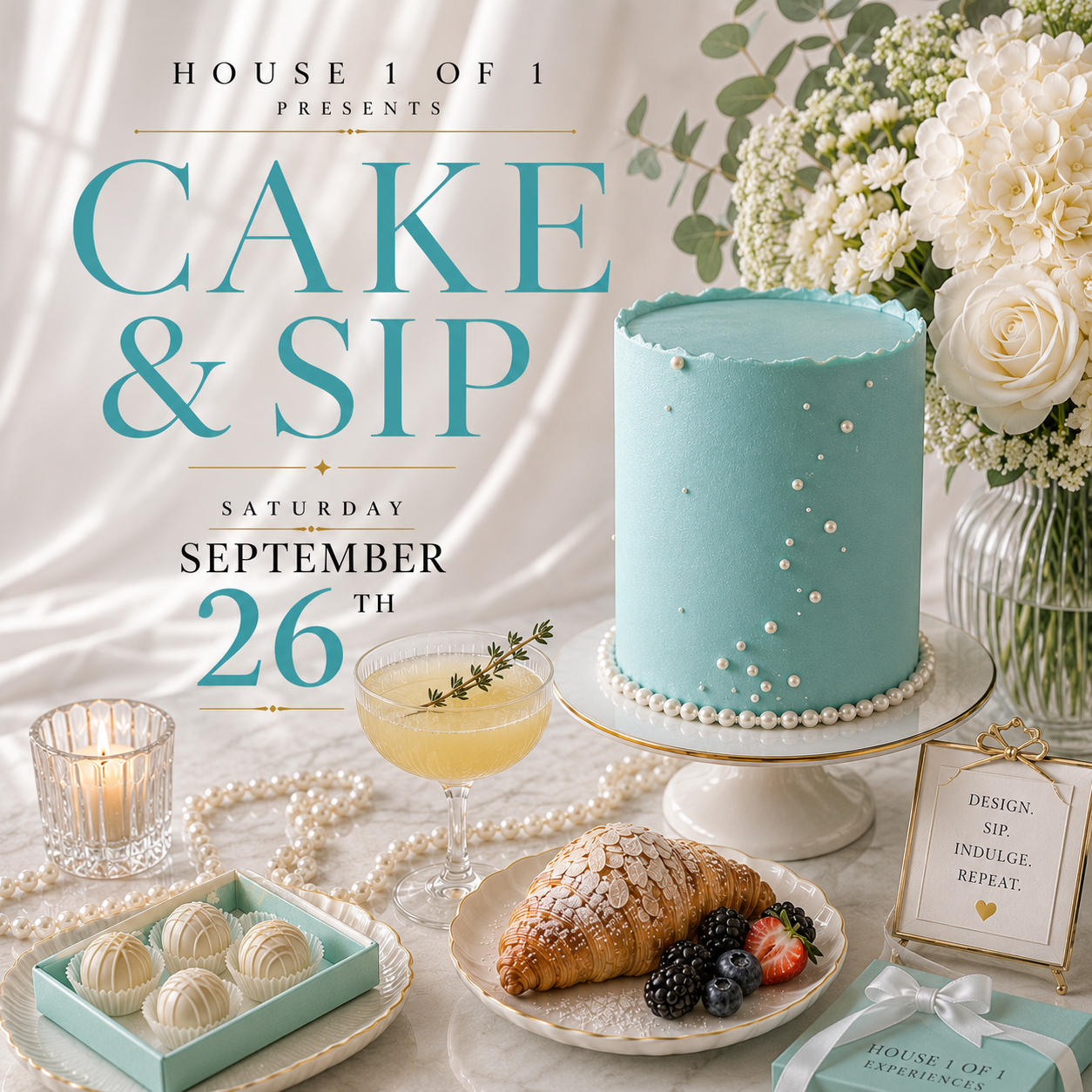 Cake & Sip: Breakfast at Tiffany's Edition September 26th