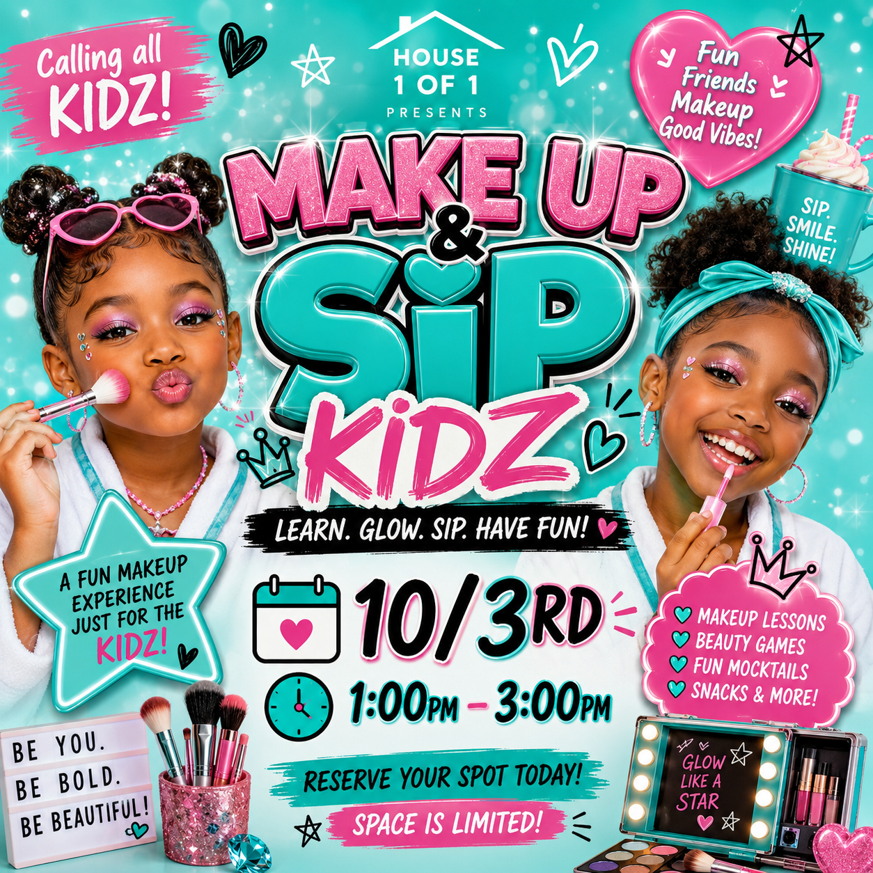 Makeup & Sip: Breakfast at Tiffany's Edition October 3rd