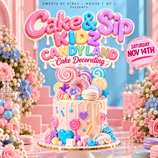 Cake & Sip Kidz: Candy Land Cake Decorating - November 14th
