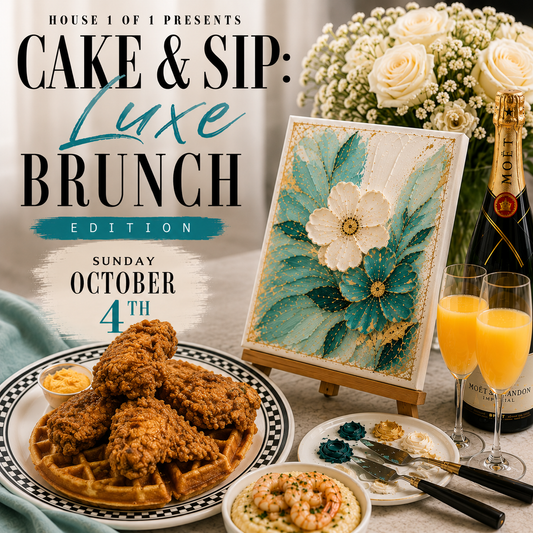 Cake & Sip Canvas Luxe Brunch October 4th