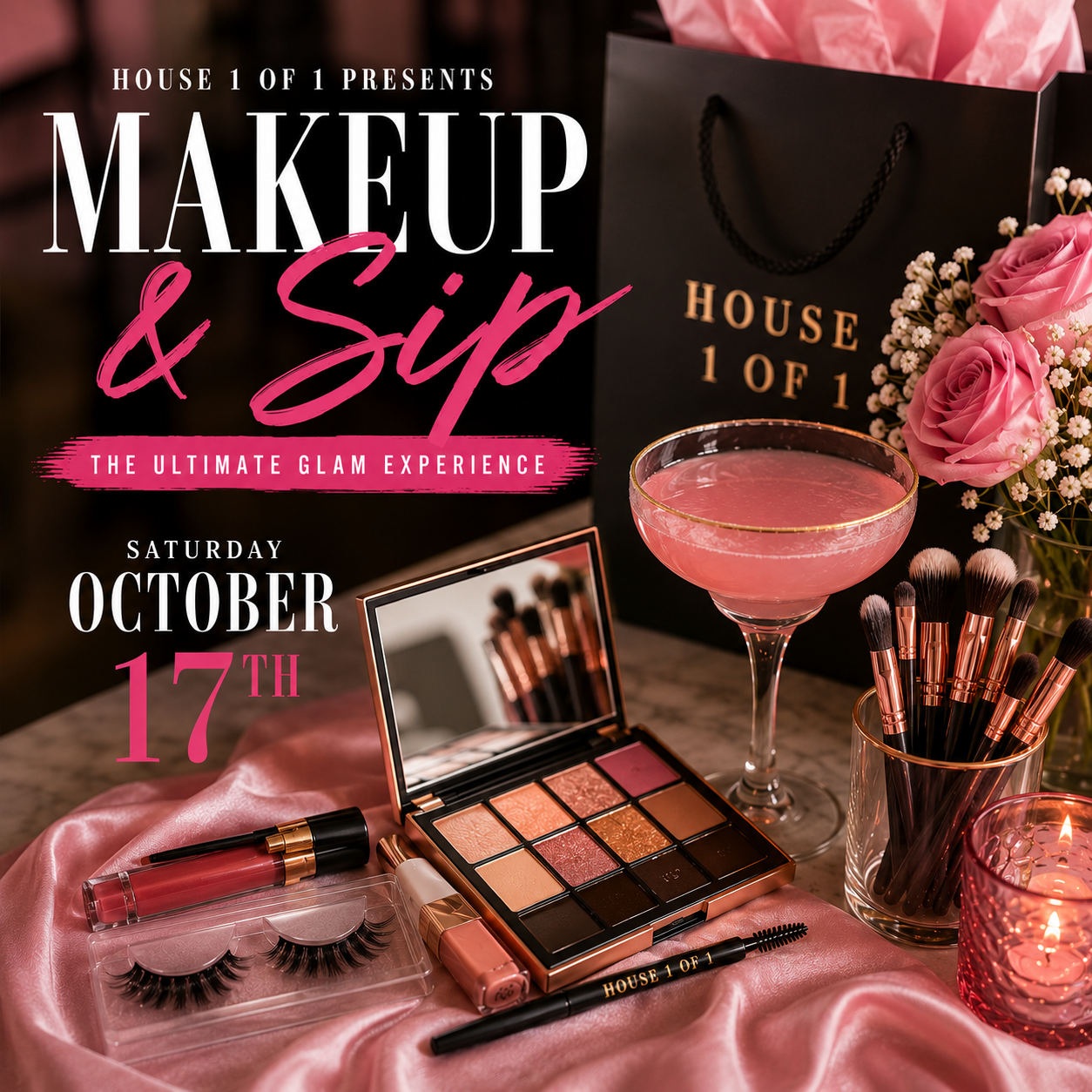Makeup & Sip: Breakfast at Tiffany's Edition  October 17th
