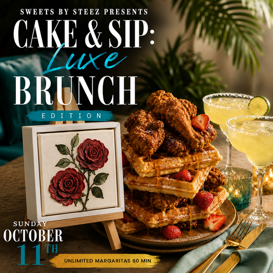 Cake & Sip Canvas Luxe Brunch October 11th