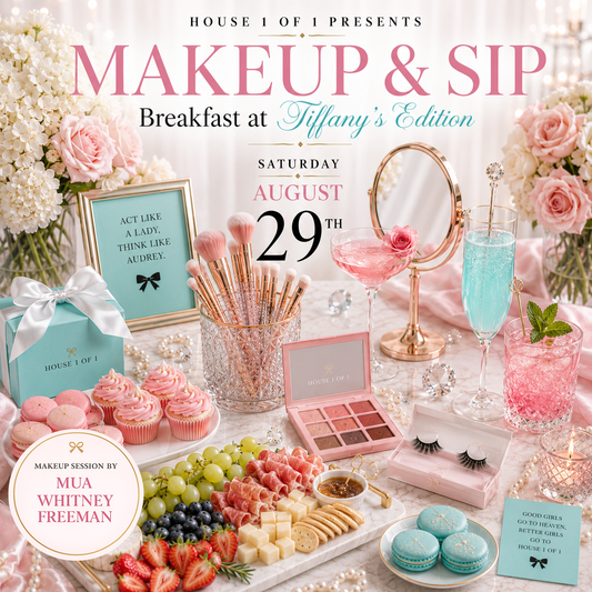 Makeup & Sip: Breakfast at Tiffany's Edition August 29th